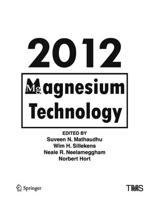 cover image of Magnesium Technology 2012